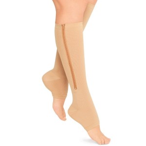 zippered compression stockings